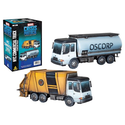 Marvel Crisis Protocol NYC Commercial Truck Terrain Pack
