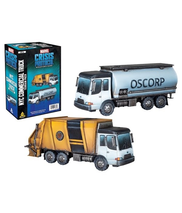 Marvel Crisis Protocol NYC Commercial Truck Terrain Pack