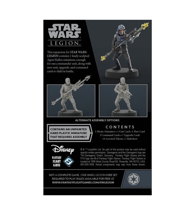 Star Wars Legion Agent Kallus Commander