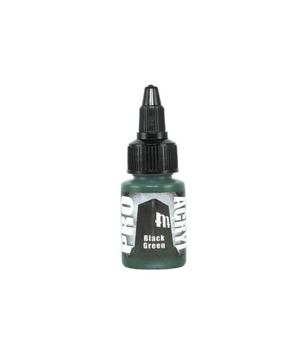 Monument Pro Acryl Black Green Paint