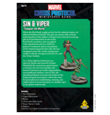 Marvel Crisis Protocol Sin and Viper