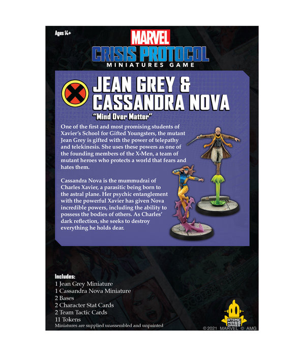 Marvel Crisis Protocol Jean Grey and Cassandra Nova