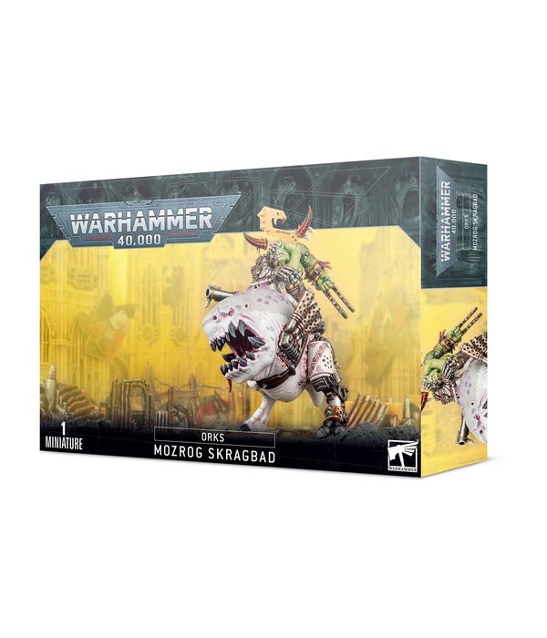 ORK MOZROG SKRAGBAD BEASTBOSS ON SQUIGOSAUR