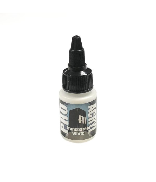 Monument Pro Acryl Transparent White Paint