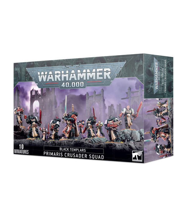 SPACE MARINES BLACK TEMPLARS PRIMARIS CRUSADER SQUAD