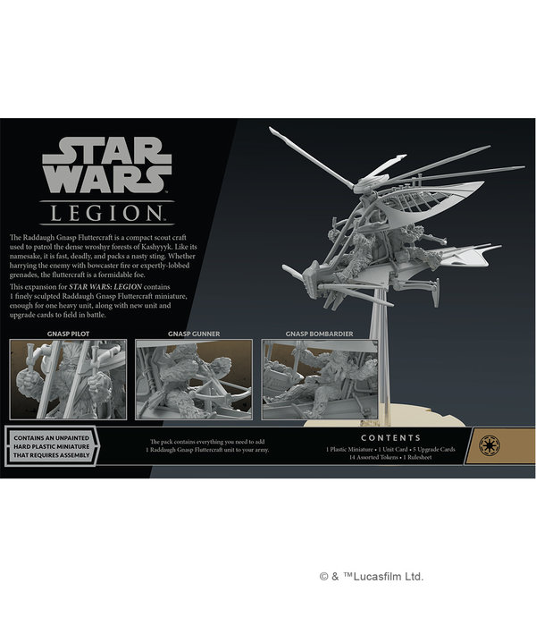 STAR WARS LEGION: RADDAUGH GNASP FLUTTERCRAFT UNIT EXPANSION