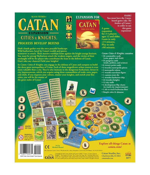 CATAN SETTLERS OF Catan Cities and Knights