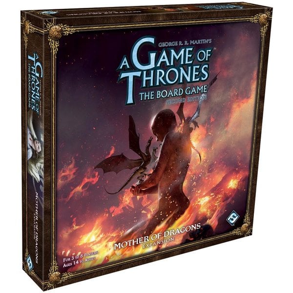 A Game of Thrones Board Game 2nd Edition Mother of Dragons Deluxe Gamemat