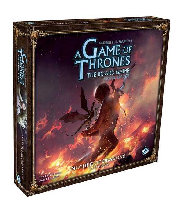A Game of Thrones Board Game 2nd Edition Mother of Dragons Deluxe Gamemat