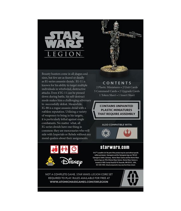 STAR WARS LEGION IG-SERIES ASSASSIN DROIDS