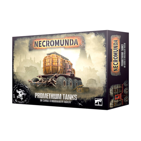 NECROMUNDA PROMETHIUM TANKS ON CARGO-8 TRAILER