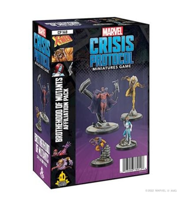 Marvel Crisis Protocol Brotherhood of Mutants Affiliation Pack