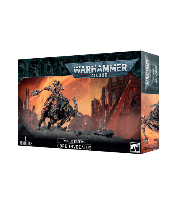 WORLD EATERS LORD INVOCATUS LORD ON JUGGERNAUT