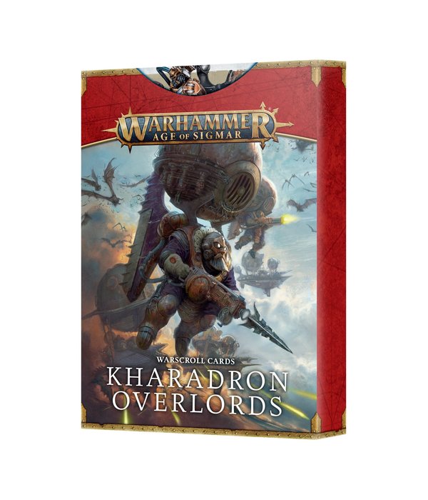 WARSCROLL CARDS KHARADRON OVERLORDS 2023