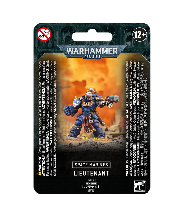 SPACE MARINES LIEUTENANT WITH POWER FIST PLASMA PISTOL