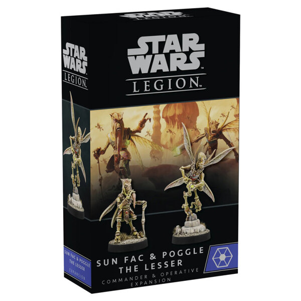 Star Wars Legion Sun Fac and Poggle the Lesser Operative and Commander Expansion