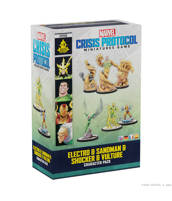 Marvel Crisis Protocol Electro & Sandman & Shocker & Vulture