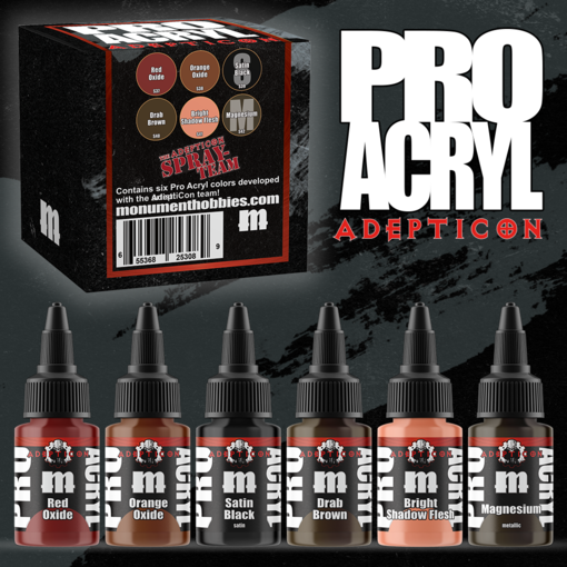 Monument Pro Acryl Signature Series Set Adepticon Spray Team
