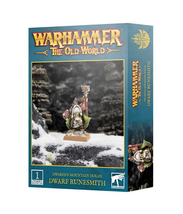 OLD WORLD DWARFEN MOUNTAIN HOLDS DWARF RUNESMITH
