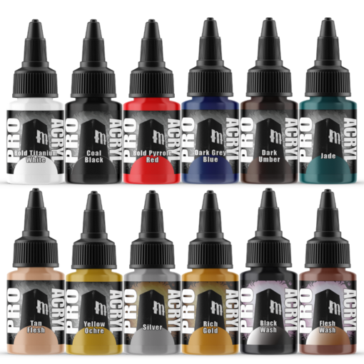 Monument Pro Acryl Starter Paint Set