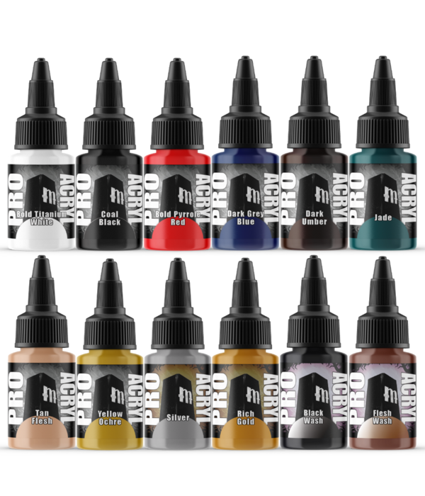 Monument Pro Acryl Starter Paint Set