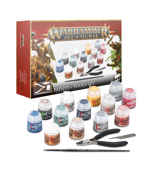 AGE OF SIGMAR PAINTS AND TOOLS 2024