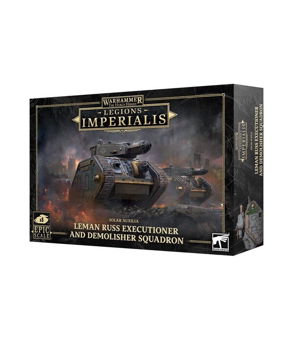 Horus Heresy Legions Imperialis Leman Russ Executioner and Demolisher Squadron