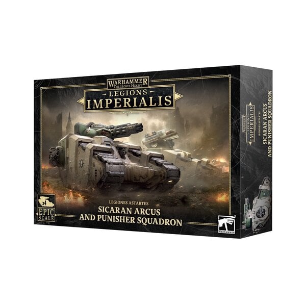 Legions Imperialis Sicaran Arcus and Punisher Squadron