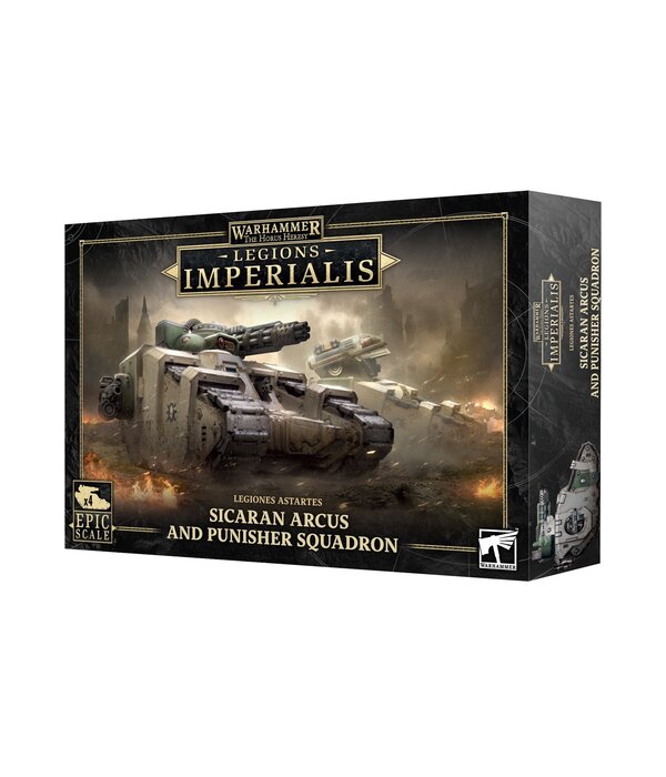 Horus Heresy Legions Imperialis Sicaran Arcus and Punisher Squadron