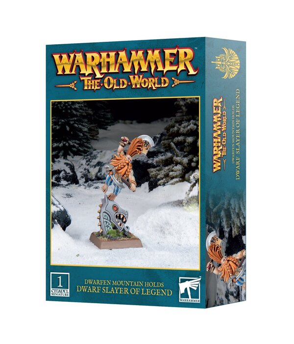 OLD WORLD DWARFEN MOUNTAIN HOLDS SLAYER OF LEGEND