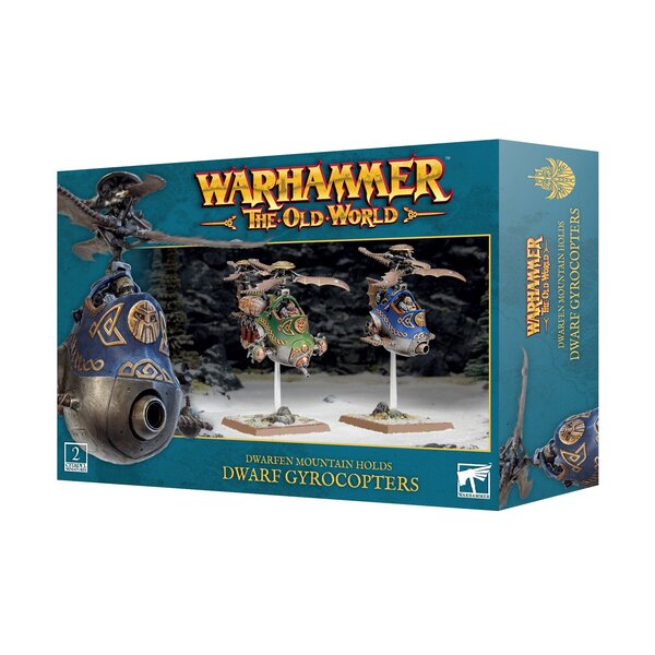 OLD WORLD DWARFEN MOUNTAIN HOLDS GYROCOPTERS AND GYROBOMBERS