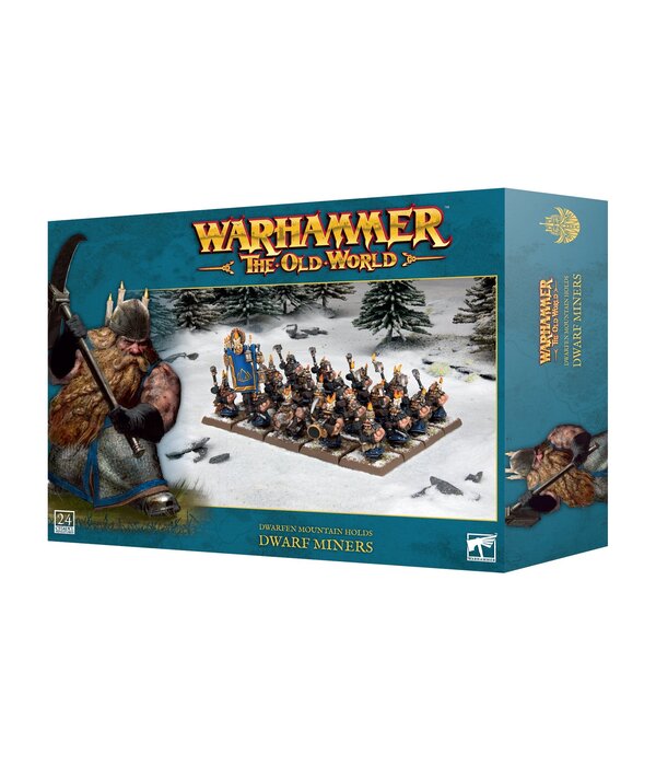 OLD WORLD DWARFEN MOUNTAIN HOLDS DWARF MINERS