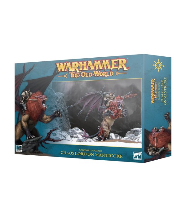 THE OLD WORLD WARRIORS OF CHAOS LORD ON MANTICORE