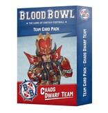 BLOOD BOWL CHAOS DWARF CARDS