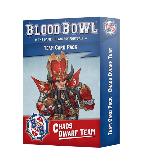 BLOOD BOWL CHAOS DWARF CARDS