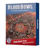 BLOOD BOWL CHAOS DWARF TEAM PITCH AND DUGOUTS