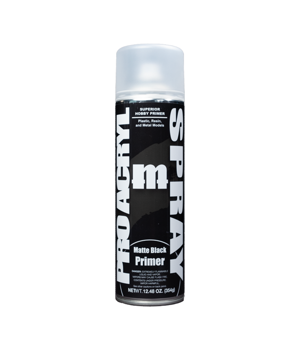 Monument PRO Acryl Spray Matte Black Primer (Additional S&H)