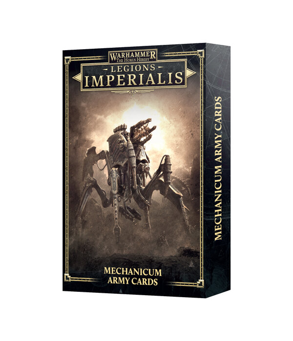 LEGIONS IMPERIALIS MECHANICUM ARMY LIST CARDS