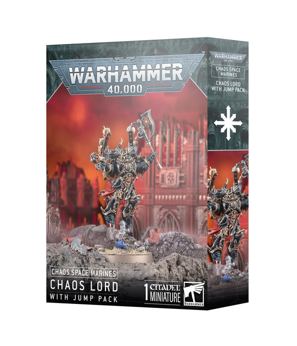 CHAOS SPACE MARINES LORD WITH JUMP PACK