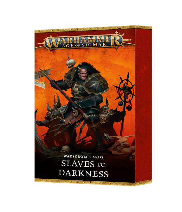 WARSCROLL CARD SLAVES TO DARKNESS