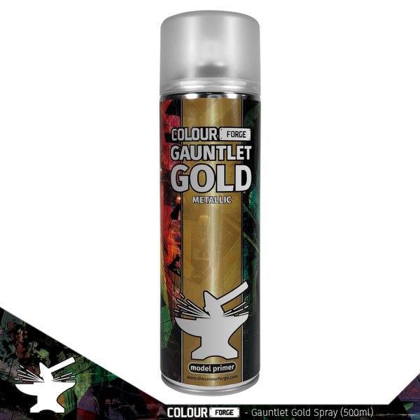 Colour Forge Spray Gauntlet Gold (500ml) (ADDITIONAL SHIPPING)