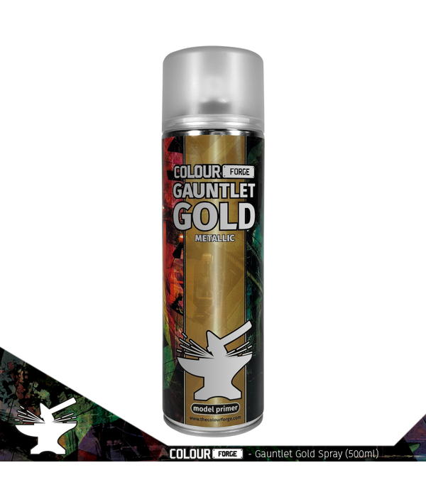 Colour Forge Spray Gauntlet Gold (500ml) (ADDITIONAL SHIPPING)