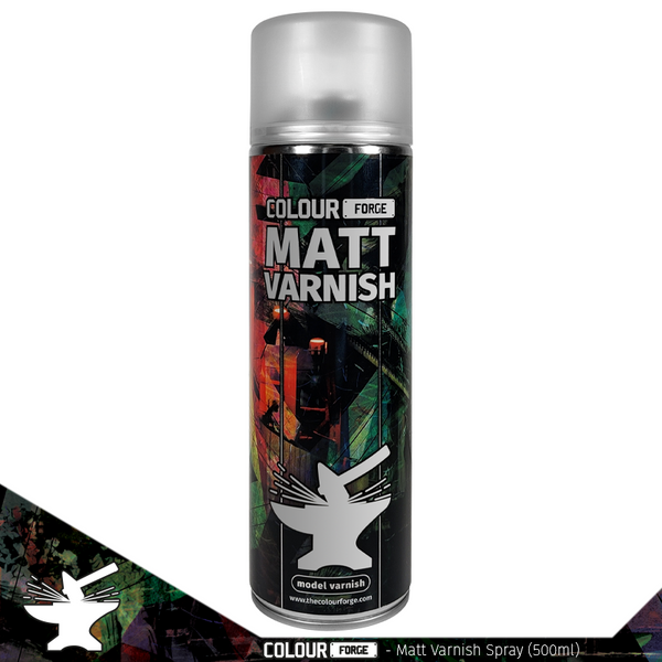Colour Forge Spray Matt Varnish (500ml) (ADDITIONAL SHIPPING)