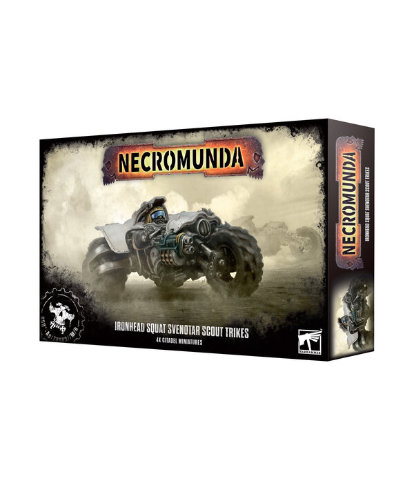 NECROMUNDA IRONHEAD SQUAT SVENOTAR SCOUT TRIKES