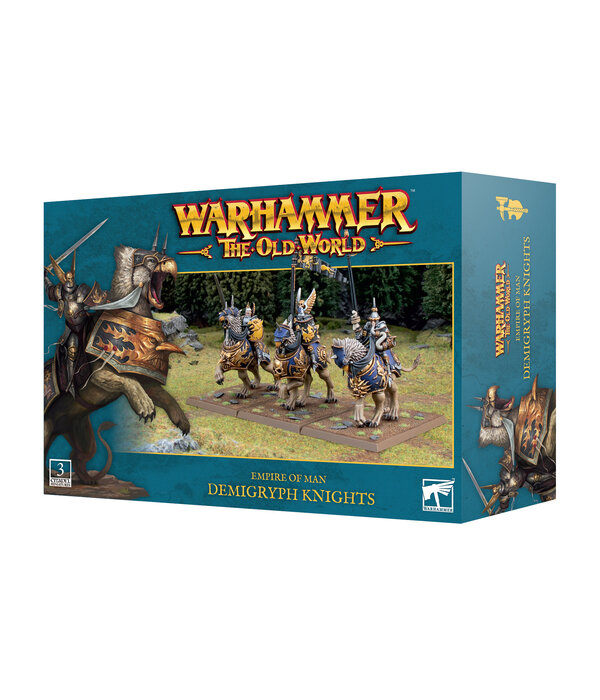 THE OLD WORLD EMPIRE OF MAN DEMIGRYPH KNIGHTS