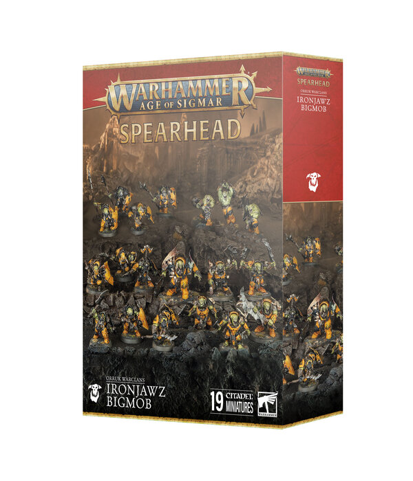 SPEARHEAD ORRUK WARCLANS IRONJAWZ BIGMOB