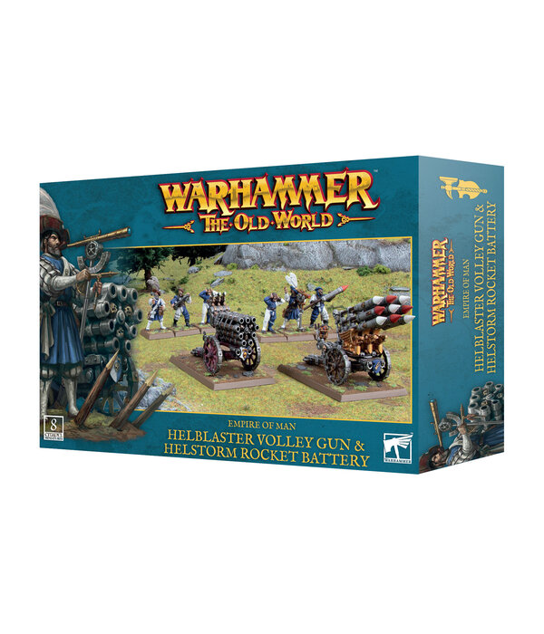 EMPIRE OF MAN HELBLASTER VOLLEYGUN / HELSTORM BATTERY
