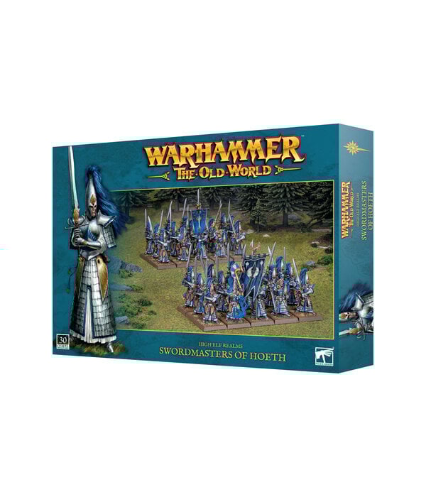 THE OLD WORLD HIGH ELF REALMS SWORDMASTERS OF HOETH