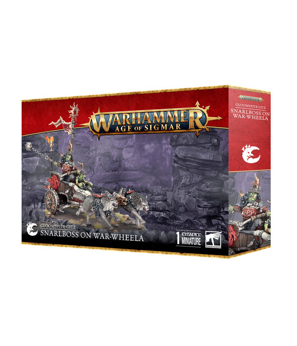 GLOOMSPITE GITZ SNARLBOSS ON WAR-WHEELA