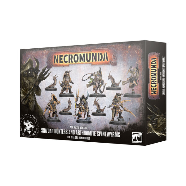 NECROMUNDA SHADAR HUNTERS AND ARTHROMITE SPINEWYRMS